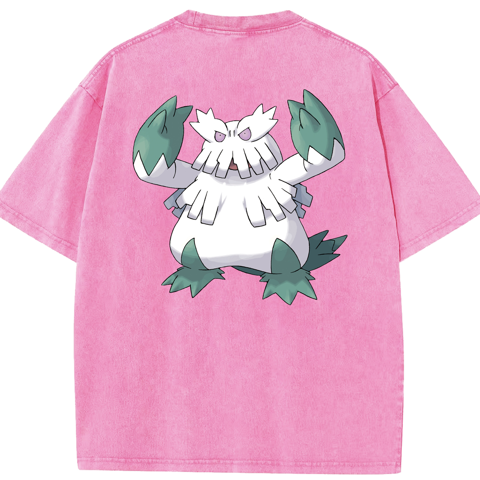 （画像用） ポケットモンスター Pokémon 綿100% ヴィンテージ風 半袖Tシャツ（背面プリント）